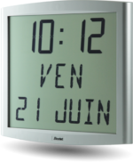 Horloge-digitale-LCD-cristalys-date